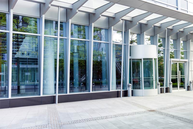 Professional combination of steel and glass